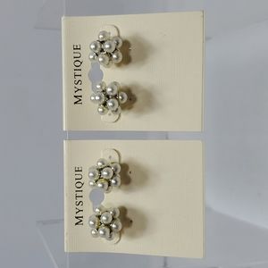 2 PRS for $12 of pearl earrings Mystique boutique